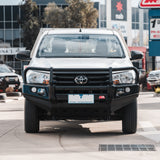 MCC FALCON A-FRAME BULLBAR WITH FOG LIGHTS FOR TOYOTA HILUX 15-20