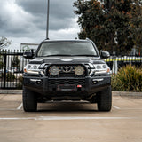 MCC PHOENIX SINGLE BLACK LOOP STEEL BULLBAR FOR TOYOTA LANDCRUISER 15-20