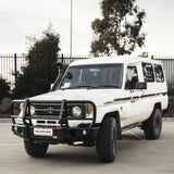 MCC FALCON A-FRAME BULLBAR WITH FOG LIGHTS FOR TOYOTA LANDCRUISER 84-07