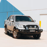 MCC FALCON BLACK LOOP BULLBAR WITH FOG LIGHTS FOR NISSAN NAVARA 04-10
