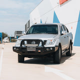 MCC FALCON BLACK LOOP BULLBAR WITH FOG LIGHTS FOR NISSAN NAVARA 04-10