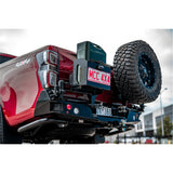 MCC REAR WHEEL CARRIER BAR WITH SINGLE JERRY CAN HOLDER FOR ISUZU DMAX 20-ON