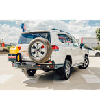 MCC REAR WHEEL CARRIER BAR WITH SINGLE JERRY CAN HOLDER FOR TOYOTA LAND CRUISER 22-ON