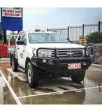 MCC FALCON A-FRAME BULLBAR WITH FOG LIGHTS FOR TOYOTA HILUX 15-20
