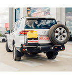 MCC REAR WHEEL CARRIER BAR WITH SINGLE JERRY CAN HOLDER FOR TOYOTA LAND CRUISER 22-ON