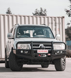 MCC FALCON A-FRAME BULLBAR WITH FOG LIGHTS FOR MITSUBISHI PAJERO 99-06