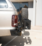 MCC REAR WHEEL CARRIER BAR WITH DUAL JERRY CAN HOLDERS FOR VOLKSWAGEN AMAROK 11-ON