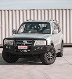MCC FALCON A-FRAME BULLBAR WITH FOG LIGHTS FOR MITSUBISHI PAJERO 99-06