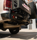 MCC REAR WHEEL CARRIER BAR WITH DUAL JERRY CAN HOLDERS FOR VOLKSWAGEN AMAROK 11-ON