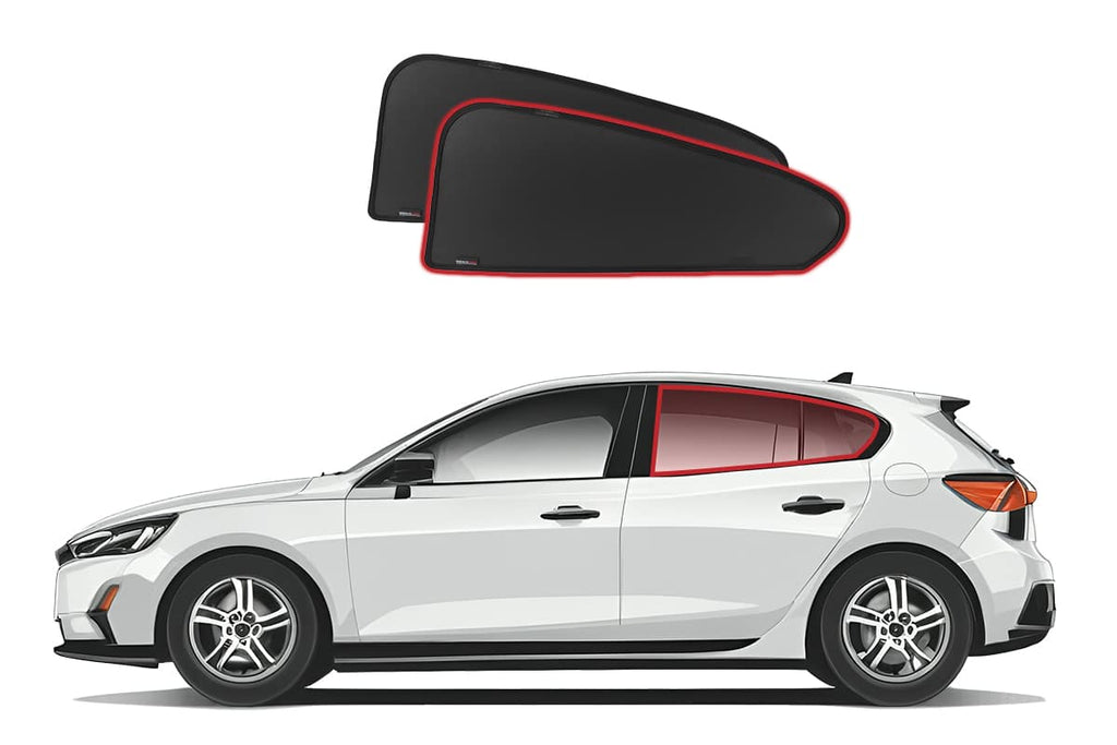 FORD FOCUS HATCHBACK 4TH GENERATION CAR REAR WINDOW SHADES (2018-ON)