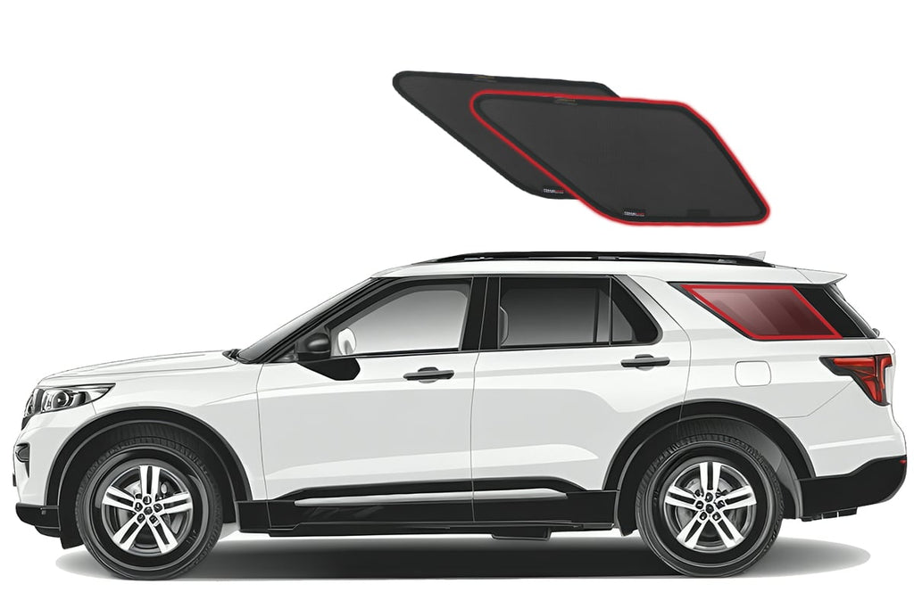 FORD EXPLORER 6TH GENERATION PORT WINDOW SHADES (U625; 2020-ON)