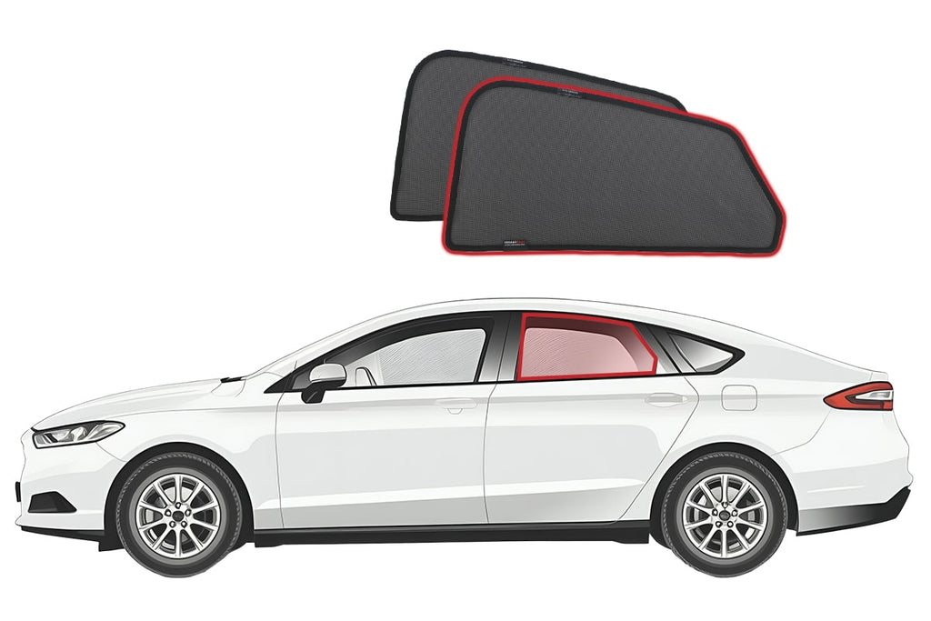 FORD MONDEO/FUSION SEDAN/LIFTBACK 4TH GENERATION CAR REAR WINDOW SHADES (MK4; 2013-2022)