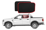 FORD RANGER 4TH GENERATION | VOLKSWAGEN AMAROK 2ND GENERATION CAR REAR WINDOW SHADES (P703; 2022-ON)