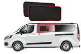 FORD TRANSIT CUSTOM/TOURNEO CUSTOM 1ST GENERATION CAR REAR WINDOW SHADES (2012-2024)