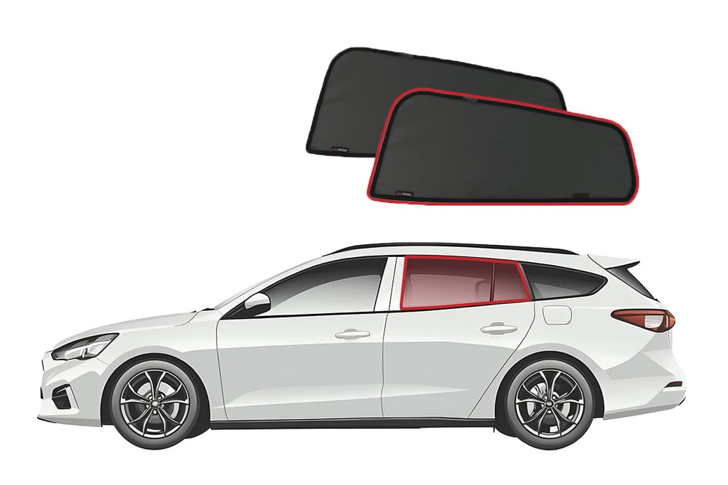 FORD FOCUS WAGON 4TH GENERATION CAR REAR WINDOW SHADES (C519; 2018-ON)