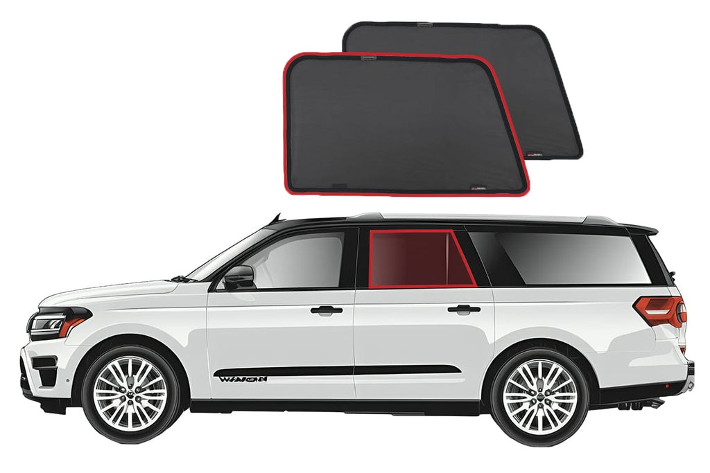 FORD EXPEDITION/EXPEDITION MAX | LINCOLN NAVIGATOR/NAVIGATOR L 4TH GENERATION CAR REAR WINDOW SHADES (U553; 2018-2024)