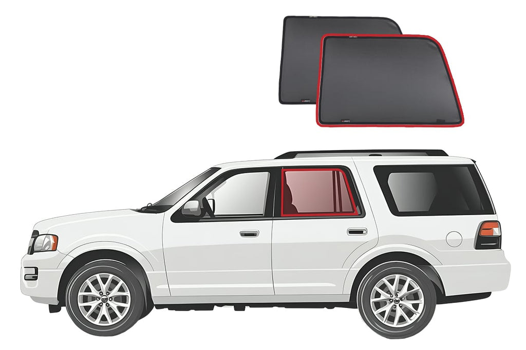 FORD EXPEDITION | LINCOLN NAVIGATOR 3RD GENERATION CAR REAR WINDOW SHADES (U324; 2007-2017)