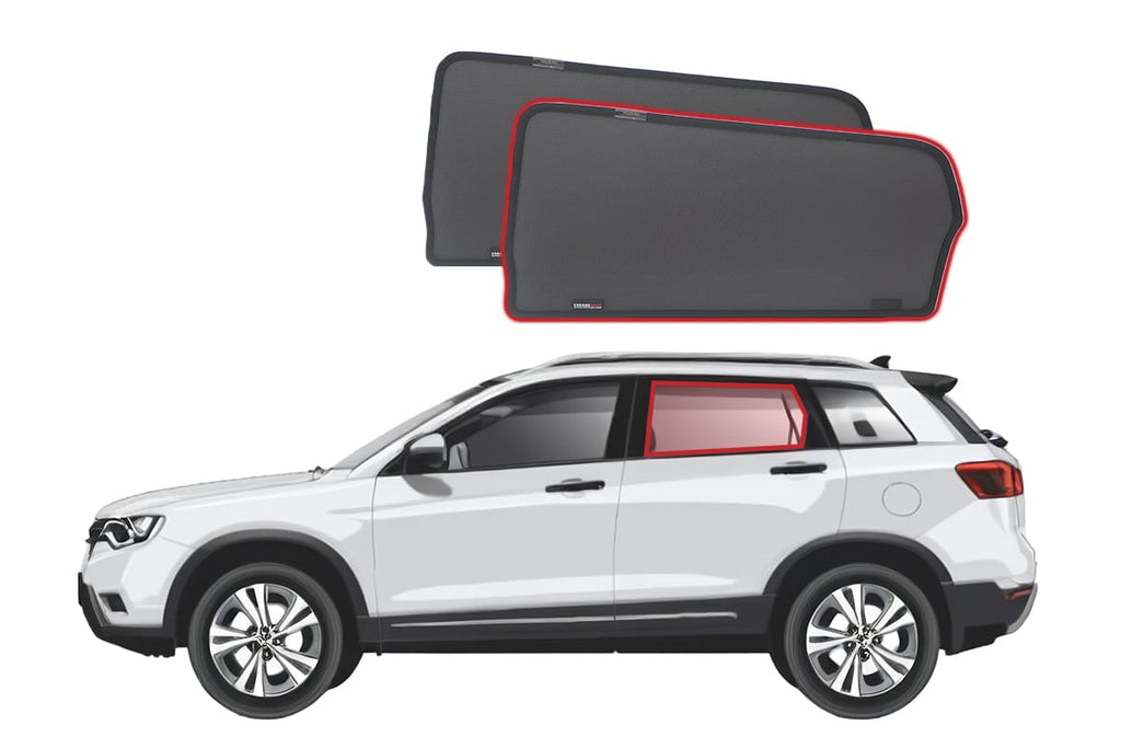 GWM HAVAL H6 COUPE 1ST GENERATION CAR REAR WINDOW SHADES (2015-2021)