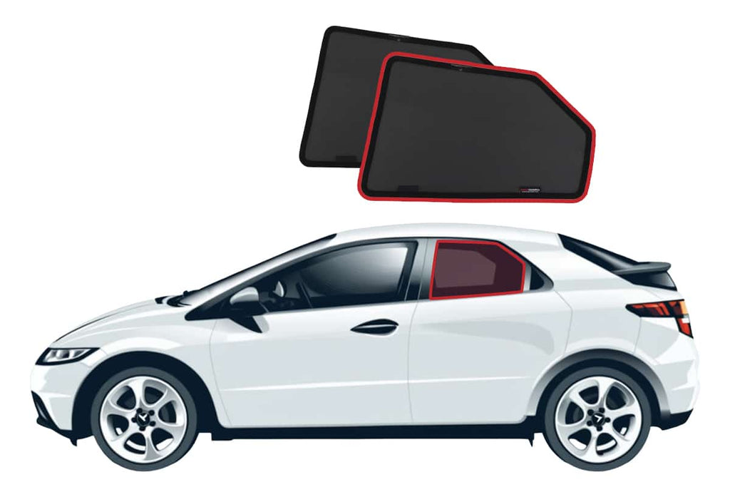 HONDA CIVIC HATCHBACK 8TH GENERATION CAR REAR WINDOW SHADES (2005-2012)