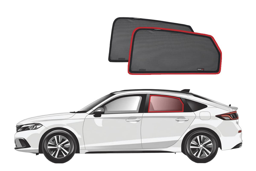 HONDA CIVIC HATCHBACK 11TH GENERATION CAR REAR WINDOW SHADES (2021-ON)