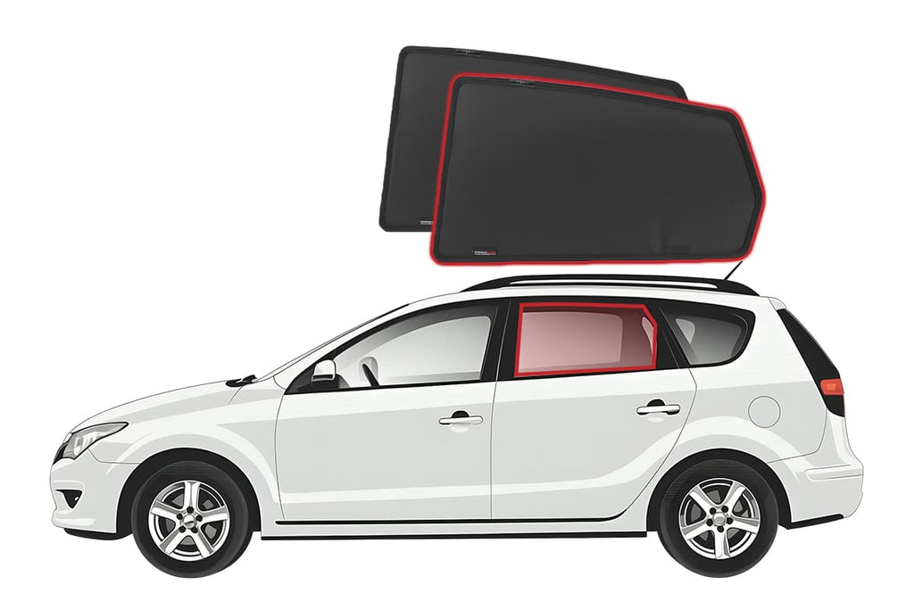 HYUNDAI I30 HATCHBACK 1ST GENERATION CAR REAR WINDOW SHADES (FD; 2007-2012)