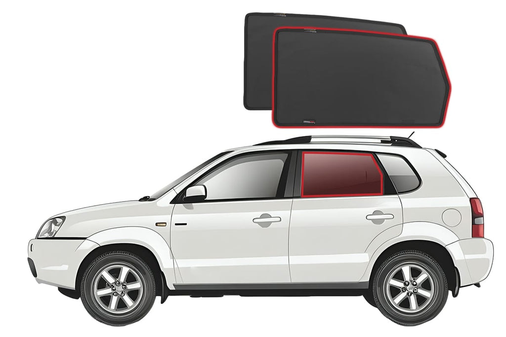 HYUNDAI TUCSON/JM 1ST GENERATION CAR REAR WINDOW SHADES (JM; 2005-2010)