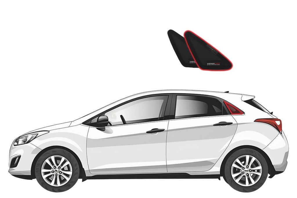 HYUNDAI I30 HATCHBACK 2ND GENERATION PORT WINDOW SHADES (GD; 2012-2017)