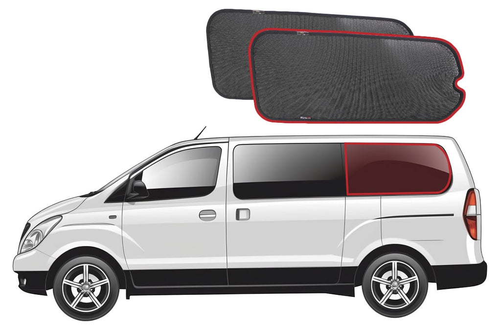 HYUNDAI IMAX/ILOAD/GRAND STAREX/H-1 2ND GENERATION PORT WINDOW SHADES (TQ; 2007-2023)