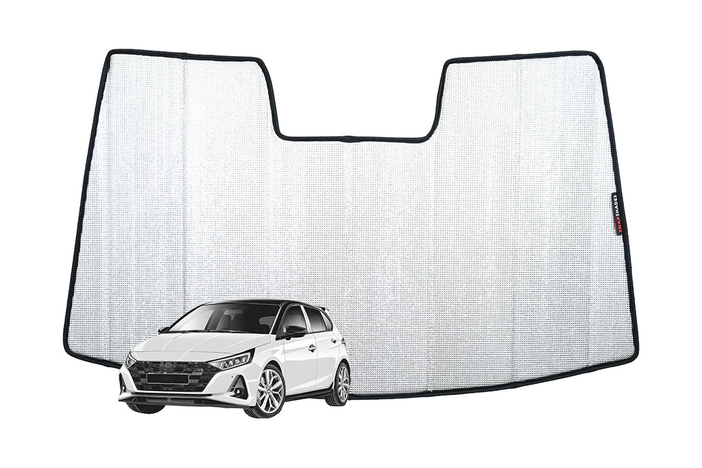 HYUNDAI I20/I20 N 3RD GENERATION FRONT WINDSCREEN SUN SHADE (BC3/BI3; 2020-ON)
