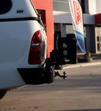 MCC REAR WHEEL CARRIER BAR WITH DUAL JERRY CAN HOLDERS FOR TOYOTA HILUX 15-ON