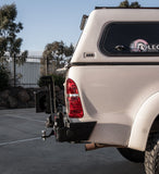 MCC REAR WHEEL CARRIER BAR WITH DUAL JERRY CAN HOLDERS FOR TOYOTA HILUX 15-ON