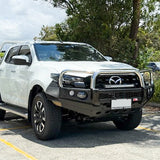 MCC FALCON STAINLESS LOOP BULLBAR WITH FOG LIGHTS FOR MAZDA BT50 25-ON