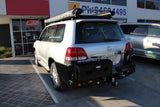 MCC REAR WHEEL CARRIER BAR WITH DUAL JERRY CAN HOLDERS FOR TOYOTA LAND CRUISER 07-21