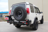 MCC REAR WHEEL CARRIER BAR WITH SINGLE JERRY CAN HOLDER FOR LAND ROVER DISCOVERY 99-04
