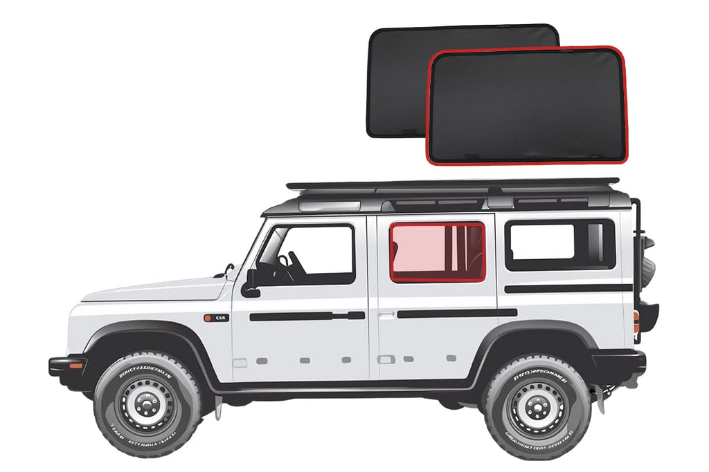 INEOS GRENADIER SUV/QUARTERMASTER CAR REAR WINDOW SHADES (2022-ON)