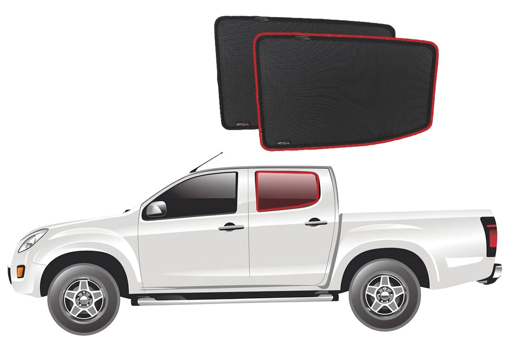 ISUZU D-MAX 2ND GENERATION | HOLDEN COLORADO | HSV SPORTSCAT CAR REAR WINDOW SHADES (2012-2020)