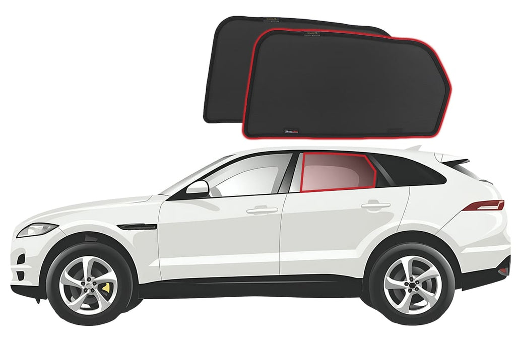 JAGUAR F-PACE CAR REAR WINDOW SHADES (2016-ON)
