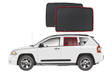 JEEP COMPASS 1ST GENERATION CAR REAR WINDOW SHADES (MK49; 2008-2017)