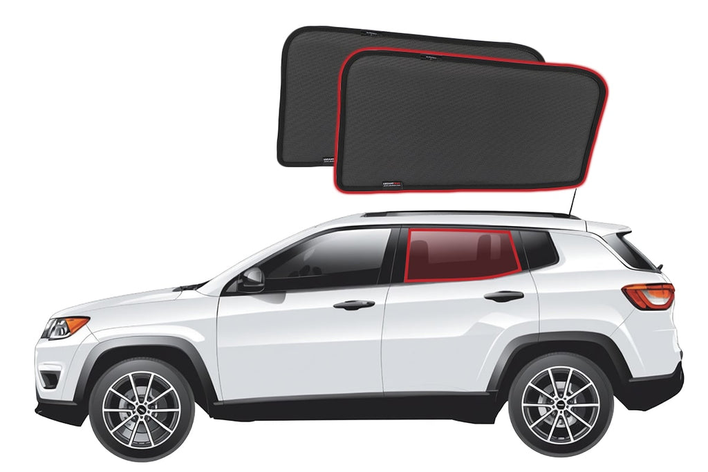 JEEP COMPASS 2ND GENERATION CAR REAR WINDOW SHADES (MP/552; 2017-ON)