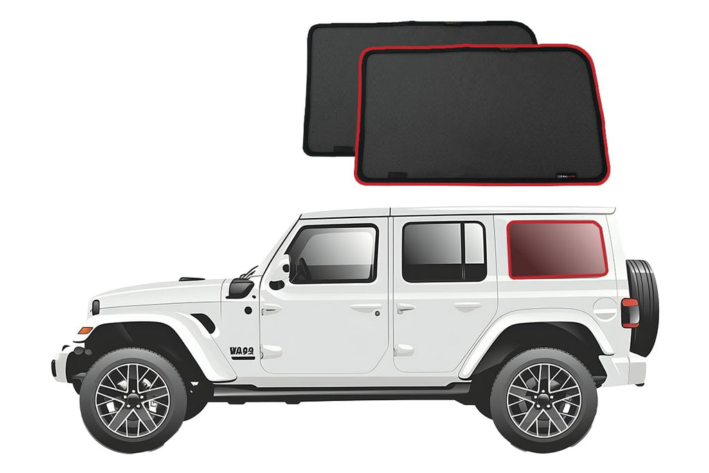 JEEP WRANGLER PORT WINDOW SHADES (JL; 2018-ON)