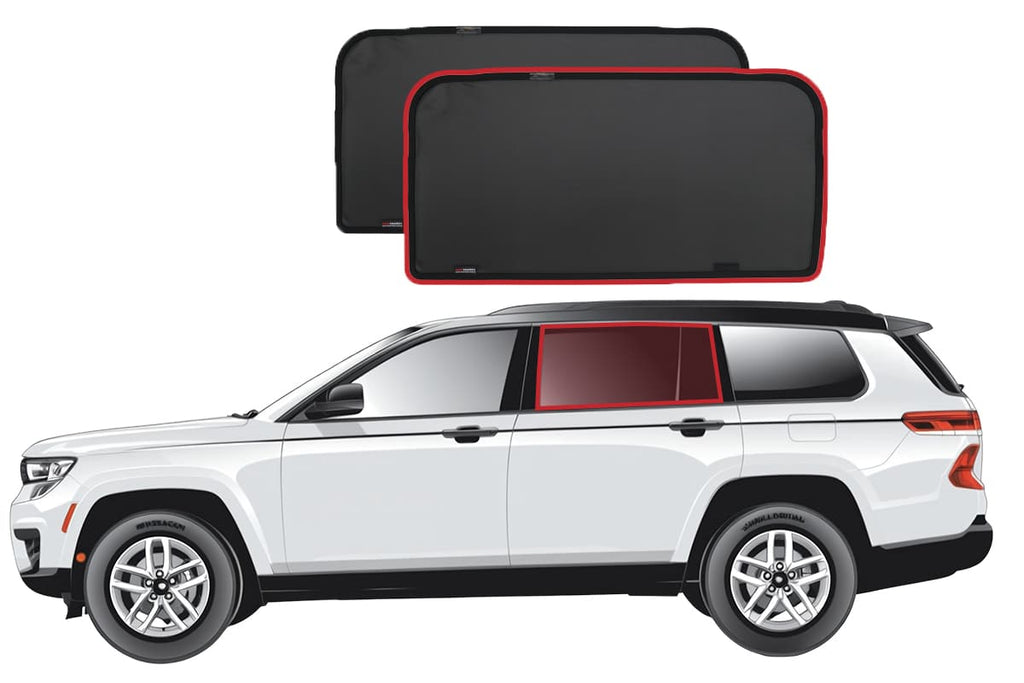 JEEP GRAND CHEROKEE L 5TH GENERATION CAR REAR WINDOW SHADES (WITHOUT BUILT-IN SHADES)