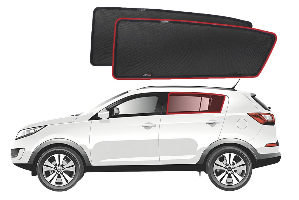 KIA SPORTAGE 3RD GENERATION CAR REAR WINDOW SHADES (SL; 2010-2016)