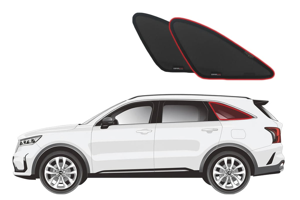 KIA SORENTO 3RD GENERATION PORT WINDOW SHADES (UM; 2015-2020)
