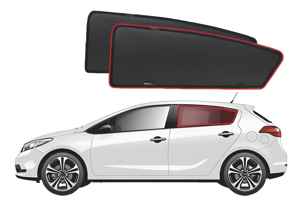KIA CERATO/K3 HATCHBACK 3RD GENERATION CAR REAR WINDOW SHADES (2013-2018)