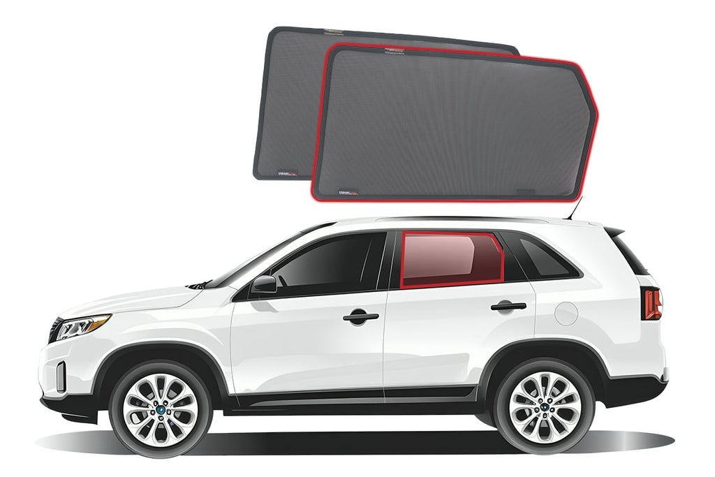 KIA SORENTO 2ND GENERATION CAR REAR WINDOW SHADES (XM; 2010-2015)