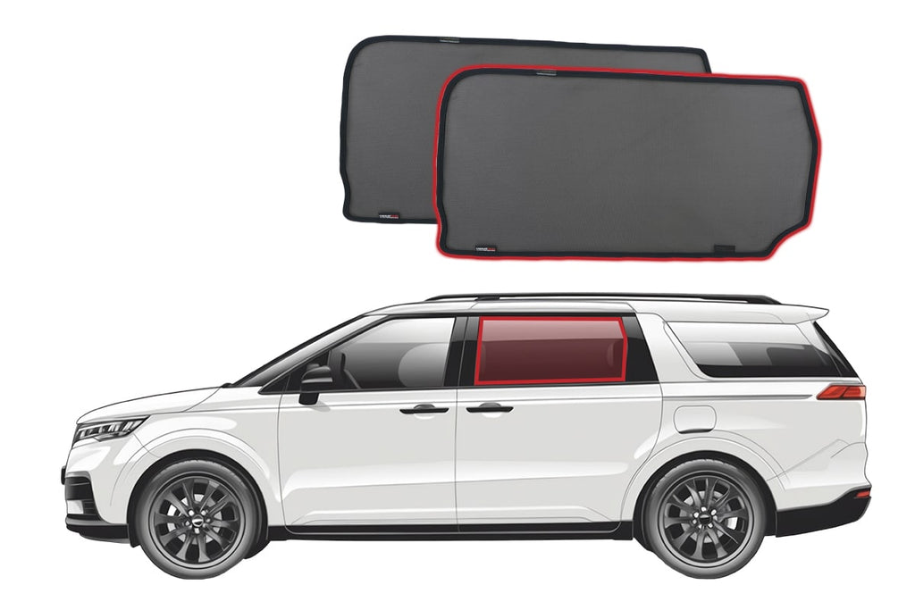 KIA CARNIVAL/GRAND CARNIVAL 4TH GENERATION CAR REAR WINDOW SHADES (KA4; 2020-ON)