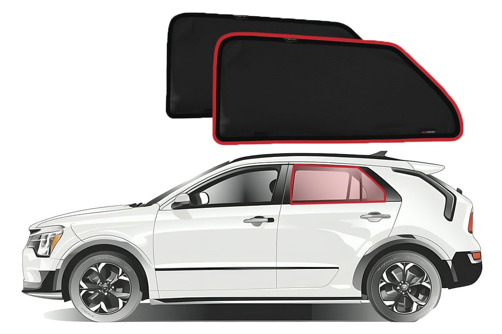 KIA NIRO 2ND GENERATION CAR REAR WINDOW SHADES (SG2; 2021-ON)