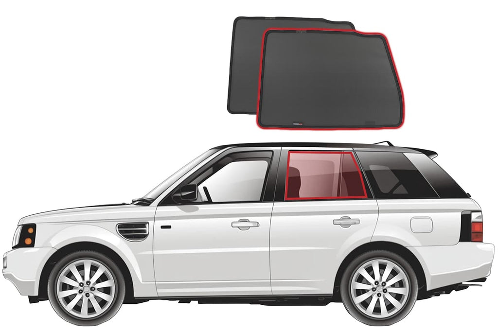 LAND ROVER RANGE ROVER SPORT 1ST GENERATION CAR REAR WINDOW SHADES (L320; 2005-2013)