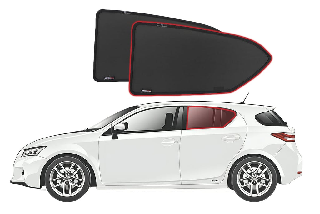 LEXUS CT 200H CAR REAR WINDOW SHADES (2011-2022)