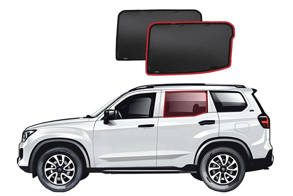 MAHINDRA SCORPIO 2ND GENERATION CAR REAR WINDOW SHADES (Z101; 2022-ON)